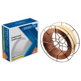 Проволока сварочная омедненная ER 70S-6 ф1,2мм (катушка BS300 15 кг) SOLARIS