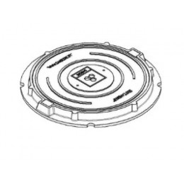 Люк садовый А15 (15кН) серый