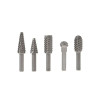 Набор борфрез (шарошек) по дереву, 5 шт KRANZ