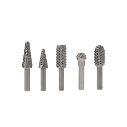 Набор борфрез (шарошек) по дереву, 5 шт KRANZ