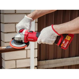 Аккум. углошлифмашина WORTEX LX CAG 1812-1 E в кор. ALL1 XLT SOLO БЕСЩЕТ., 18 В, 125 мм, 8000 об/мин