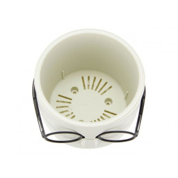 Кашпо СТИВ D115мм со вставкой (желтый) IDEA