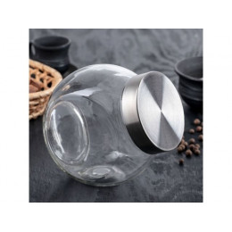 Банка для сыпучих продуктов стеклянная 180 мл, серия Wella (Вэлла)  PERFECTO LINEA