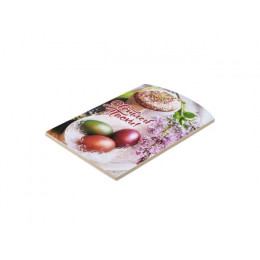 Доска разделочная, "Светлой Пасхи!", 29х18х0,6 см, дерево, MARMITON