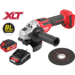 Аккум. углошлифмашина WORTEX CAG 1812-2 E в кор. XLT SET БЕСЩЕТ., 18 В, 125 мм, 3000-8500 об/мин