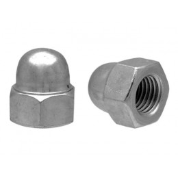 Гайка М12 колпачковая, цинк, DIN 1587 (100 шт в карт. уп.) STARFIX