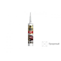 Клей-герметик POINT "103 Авто", прозрачный, 290мл