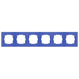 Рамка 6-ая горизонтальная темно-синяя, RITA, MUTLUSAN