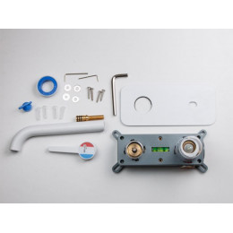 Смеситель для ванны (Lt) D35, серия Lotus белый, a-five