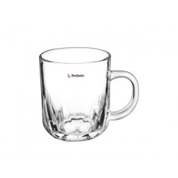 Кружка стеклянная, 240 мл, серия Айсберг, PERFECTO LINEA