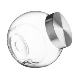 Банка для сыпучих продуктов стеклянная 1500 мл, серия Wella (Вэлла)  PERFECTO LINEA