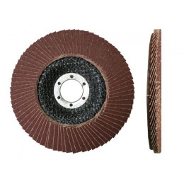 Круг лепестковый 180х22мм А100 плоск. КЛТ1 LUGAABRASIV