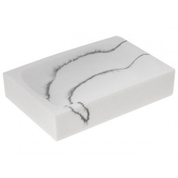 Мыльница MARBLE, белая, PERFECTO LINEA