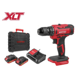 Аккум. дрель-шуруповерт WORTEX BD 1820-1 Li в чем. ALL1 XLT 18 В, 30 Н*м, 2х2 А*ч, БЗП(мет.) 13 мм