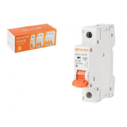 Автоматич. выключатель ВА47-29 1Р 16А 4,5кА х-ка С ЮПИТЕР