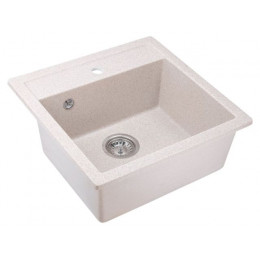 Мойка кухонная из искусственного камня STAR песочный 510х505 мм, AV Engineering