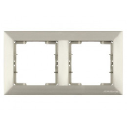 Рамка 2-ая горизонтальная титан, DARIA, MUTLUSAN