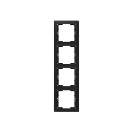 Рамка 4-ая вертикальная черная, DARIA, MUTLUSAN