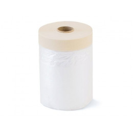 Пленка защитная с бумажной клейкой лентой 55смх33м COLOR EXPERT