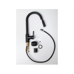 Смеситель для кухни (Lt) D35, серия TRO черный, AV Engineering