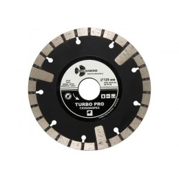 Алмазный круг 125х22,23мм по ж/бетону Turbo PRO TRIO-DIAMOND