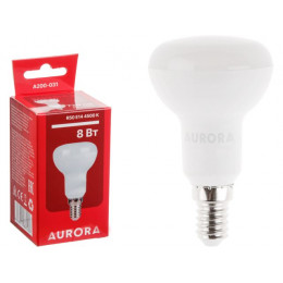 Лампа светодиодная R50 8Вт 230В E14 4500K AURORA
