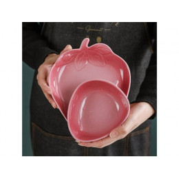 Салатник керамический, 20х15.8х2 см, серия STRAWBERRY, PERFECTO LINEA