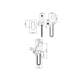 Смеситель для биде (Lt) D35, серия NEO AV Engineering