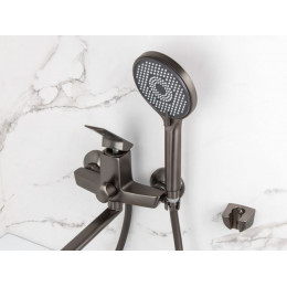 Смеситель для ванны (Lt) D35, серия Lily антрацит, a-five