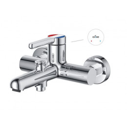 Смеситель для ванны (Lt) D35, серия Lotus хром, a-five