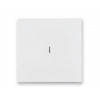 Выключатель 1 клав. (cкрытый, узел, 10А) со световой индикацией, белый, Carre, BYLECTRICA