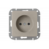 Розетка 1-ая (скрытая, б/з) песочная, Astrum, BYLECTRICA