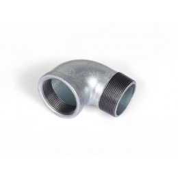 Колено 3/4" вн.-нар. чугун оцинк., (2 шт. инд. упак.),  AV Engineering