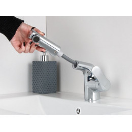 Смеситель для умывальника (Lt) D35, серия Iris хром, a-five