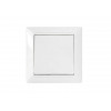 Выключатель 1 клав. с самовозвратом (скрытый, 10А) белый, Стиль, Byletrica