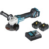 Аккум. углошлифмашина MAKITA LXT DGA 513 RTJ в кор.