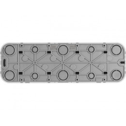 Розетка 4-ая (открытая, б/з) белая, Bailly, LEIDEN ELECTRIC