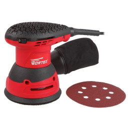 Эксцентриковая шлифмашина WORTEX RS 1235 E в кор. 320 Вт, 125 мм, 6000 - 13000 об/мин