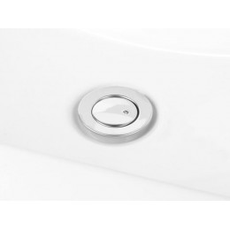 Выпуск для умывальника click/clack, малая крышка с переливом, хром, 1 1/4", AV Engineering