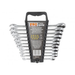 Набор ключей комбинир. 8-19мм 11шт трещоточных PRO STARTUL (PRO-7111)