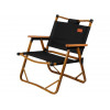 Кресло складное (садовое), черный/дерево, ARIZONE