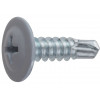 Саморез 4.2х19 мм с прессшайбой, цинк, со сверлом, RAL 7004 (150 шт в пласт. конт.) STARFIX
