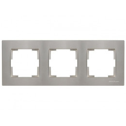 Рамка 3-ая горизонтальная титан, RITA, MUTLUSAN