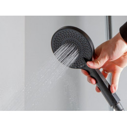 Душевая лейка, 3-функц. черн., AV Engineering