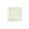Выключатель 1 клав. с самовозвратом (скрытый, 10А) бежевый, Стиль, Byletrica