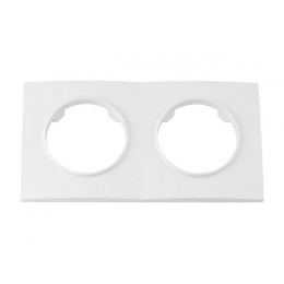 Рамка 2-местная белая, Прованс, Bylectrica