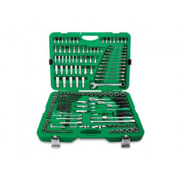 Набор головок и ключей 216предм. 1/4",3/8",1/2" 6гр. TOPTUL