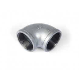 Колено 1/2" вн. чугун оцинк., (2 шт. инд. упак.),  AV Engineering