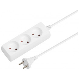 Удлинитель 5м (3 роз., 2,2кВт, б/з, ПВС 2х0,75) Юпитер