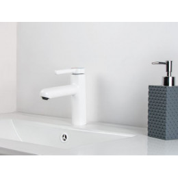 Смеситель для умывальника (Lt) D35, серия Lotus белый, a-five